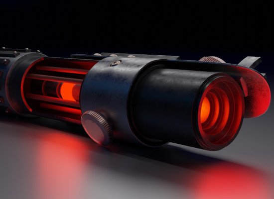 Lightsaber High poly model | Model na mieru