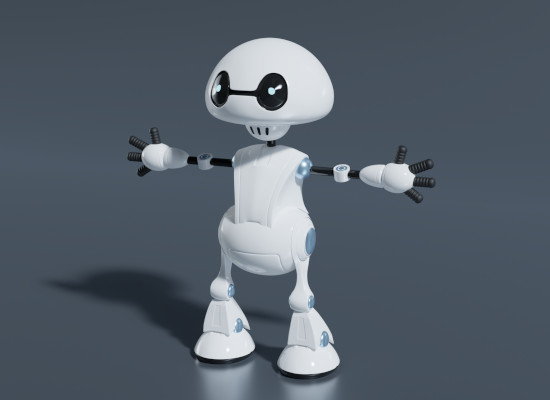 Robot High poly model | Model na mieru