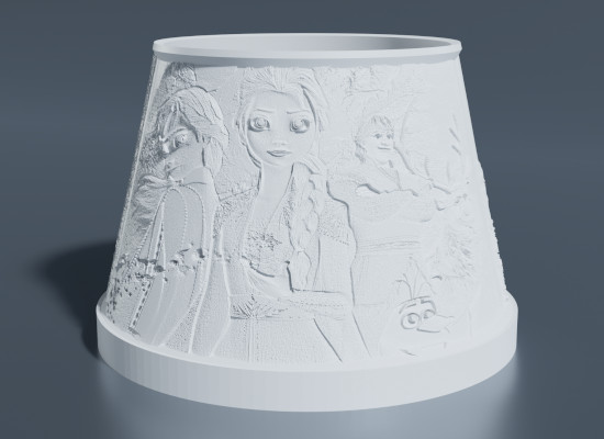 Lithophane lampa | 3D tlač | Model na mieru